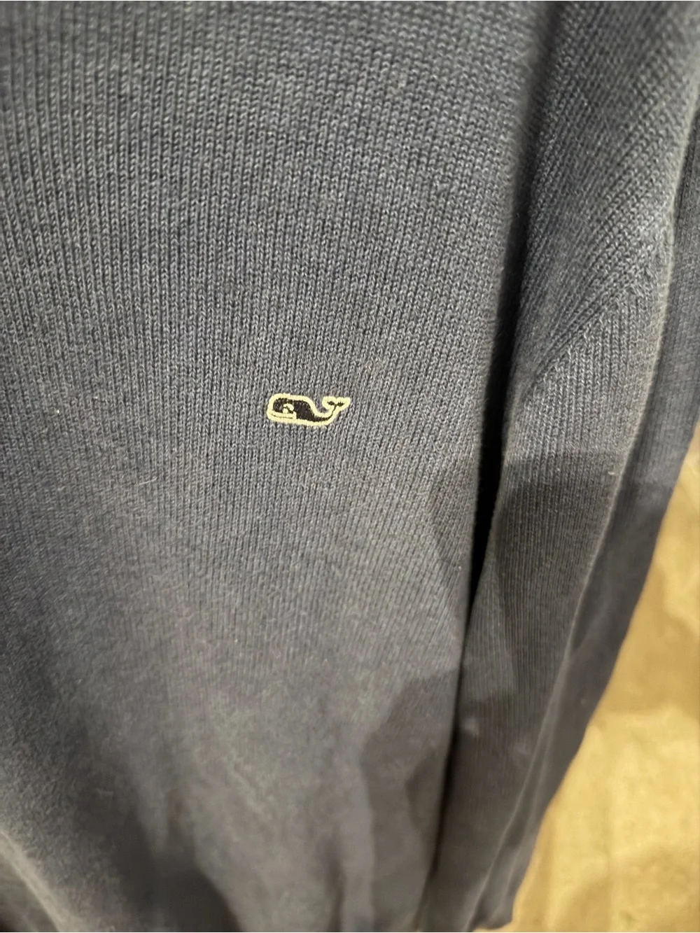 Vineyard Vines Men’s Deep Navy V-Neck Sweater